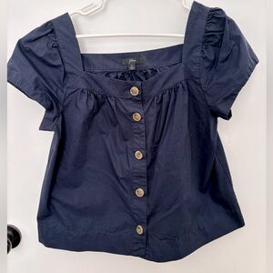 Madewell Navy Cotton Top